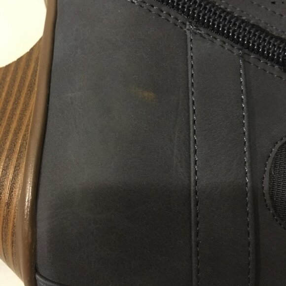 EASY STREET NAVY BLUE ANKLE BOOT SANDALS 10 N (NARROW)-NICE! - Picture 9 of 11